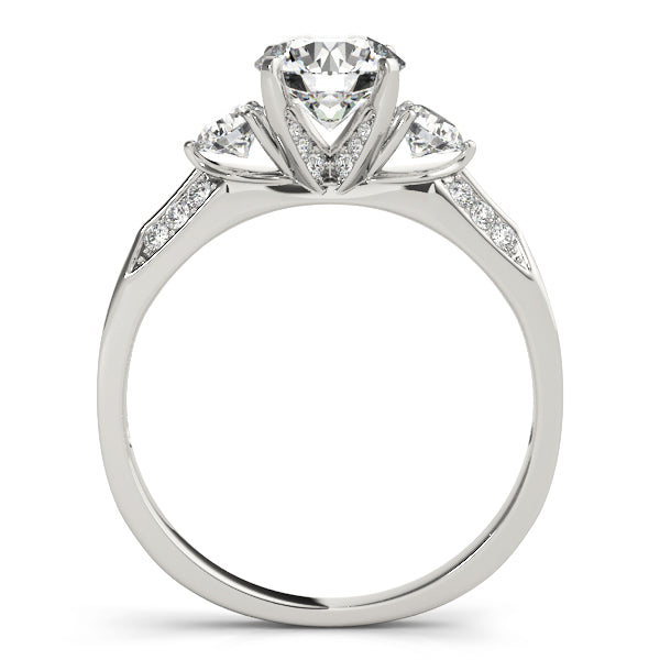 Lab-Grown Three Stone Diamond Engagement Ring