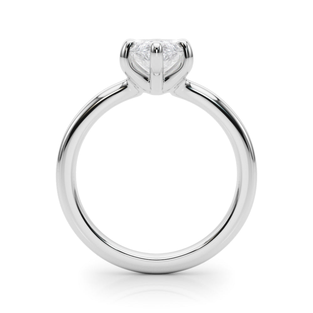 IGI Lab-Grown D-VVS Marquise Cut Diamond Solitaire Engagement Ring.