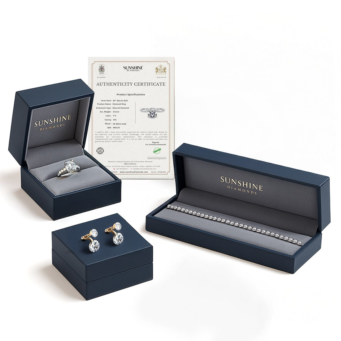 0.20 to 4.15ct Lab-Grown Round Cut D/VVS Diamond Prong Set Full Eternity Ring.