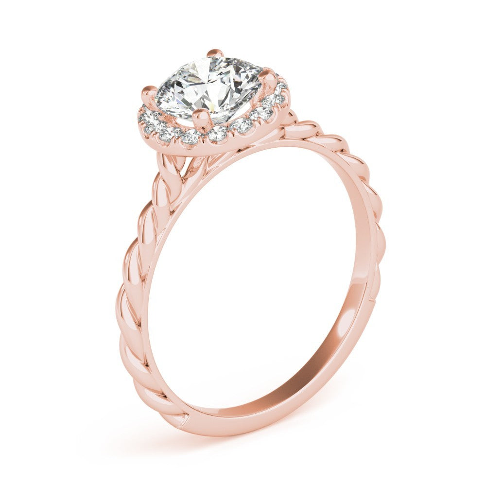Lab-Grown Diamond 2.00 CT Halo Engagement Ring in Platinum UK Hallmarked