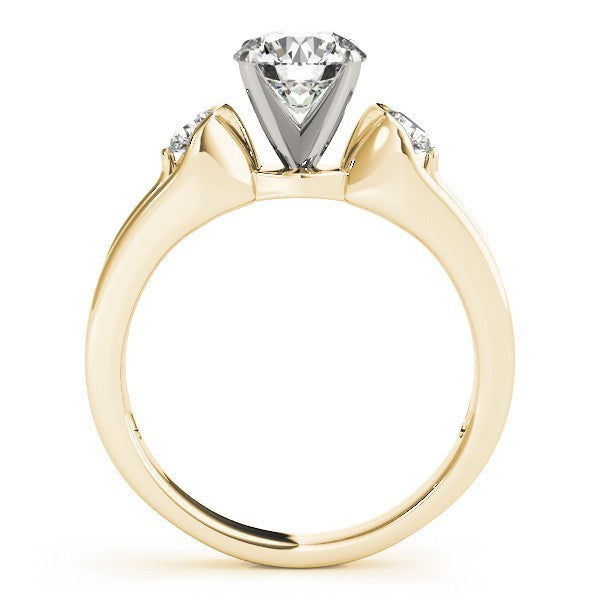 2.00Ct Round Lab Grown Diamond 3 Stone Engagement Ring Platinum