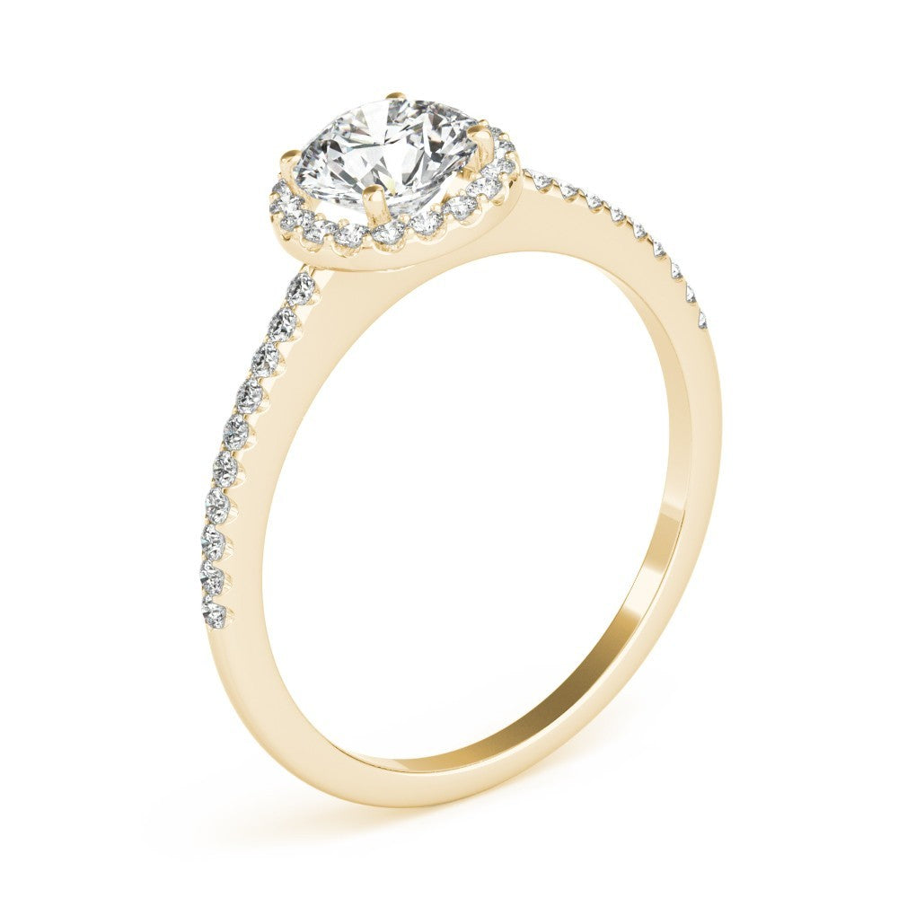 Lab-Grown Diamond 2.00 CT DE/VS Halo Engagement Ring in Platinum