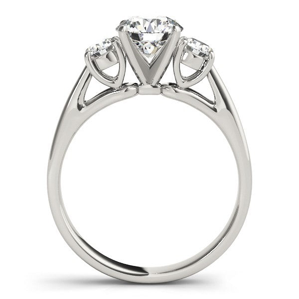 Classic Round Diamond 3 Stone Engagement Ring Platinum Lab Grown 2.00Ct DE/VS