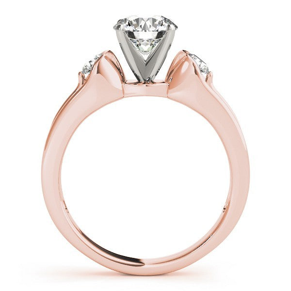 2.00Ct Round Lab Grown Diamond 3 Stone Engagement Ring Platinum