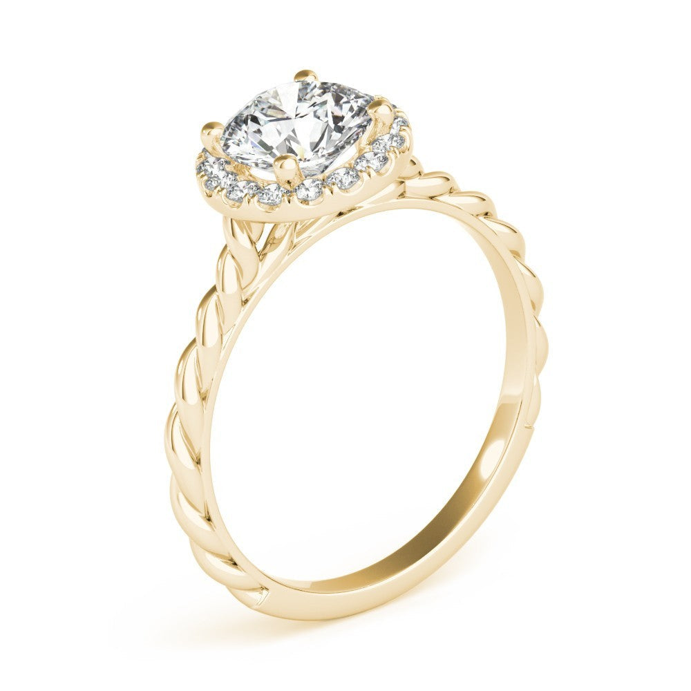 Lab-Grown Diamond 2.00 CT Halo Engagement Ring in Platinum UK Hallmarked
