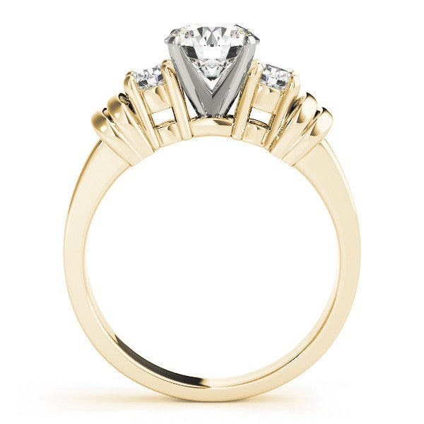2.00Ct Lab Grown Round Diamond 3 Stone Engagement Ring