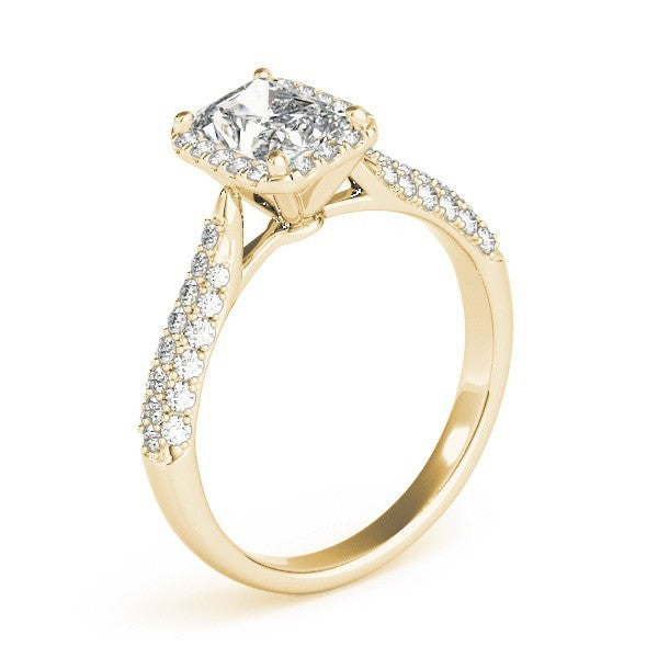 2.00Ct DE/VS Lab Grown Emarald Diamond Halo Engagement Ring Platinum