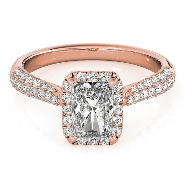 2.00Ct DE/VS Lab Grown Emarald Diamond Halo Engagement Ring Platinum