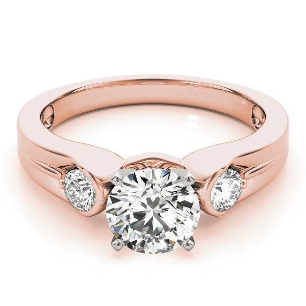 2.00Ct Round Lab Grown Diamond 3 Stone Engagement Ring Platinum