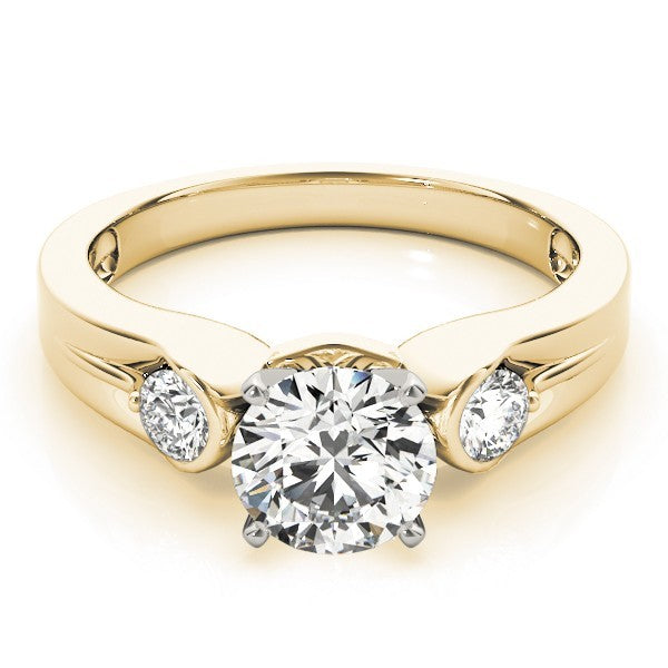 2.00Ct Round Lab Grown Diamond 3 Stone Engagement Ring Platinum